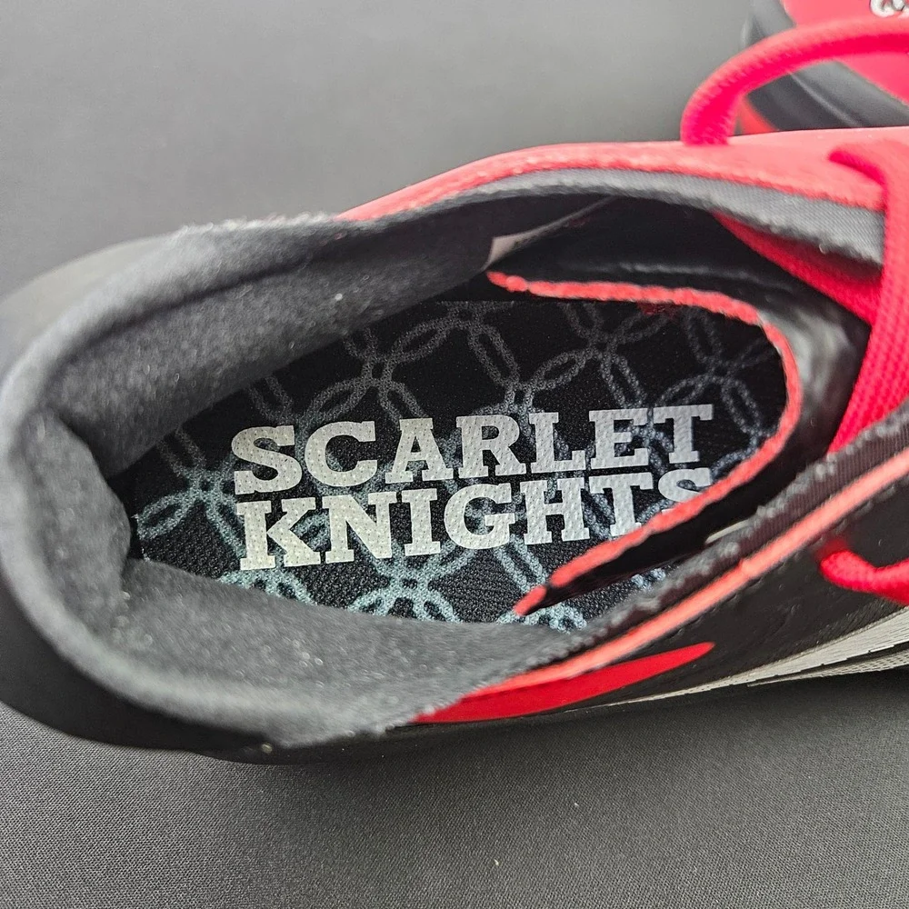 Adidas Adizero Impact NCAA Rutgers Baseball Cleats Red Black JR3048‎ Mens Sz 8.5